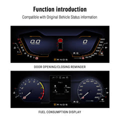 12.3 "LCD Digital Dashboard Cluster Für Ford Mustang 2012-2023 Auto Panel Tacho Virtuelle Cockpit 