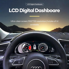 12.3 ''LCD Digital Dashboard Cluster Für Audi A4 S4 RS4 A5 Q5 S5 RS5 2008-2021 Auto Panel Tacho virtuelle Cockpit 