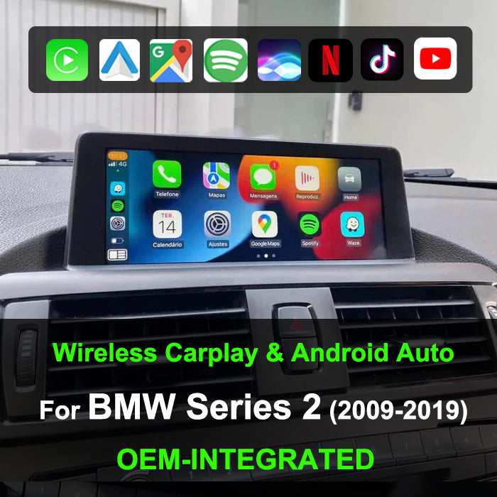 BMW Serie 2 2009-2019 | Apple Carplay &amp; Android Auto Modul 