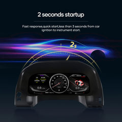 For Toyota 4Runner 2010-2022 12.3" LCD Digital Dashboard Cluster Car Panel Speedometer Virtual Cockpit