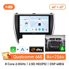 10 inch For Toyota Camry 7 XV 50 55 2012-2017 Car Radio Multimedia Player Wireless CarPlay Android Auto Upgrade Android Touch Screen