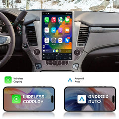 Autoradio 14,4" Qualcomm pour GMC Yukon/Chevrolet Suburban/Tahoe 2014-2020, stéréo, Carplay, mise à niveau, écran de style Tesla, Android Auto, navigation GPS, lecteur multimédia