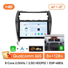 10 inch For Toyota Camry 7 XV 50 55 2012-2017 Car Radio Multimedia Player Wireless CarPlay Android Auto Upgrade Android Touch Screen