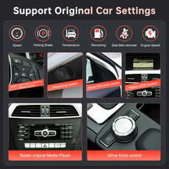 For Mercedes Benz CLS W218 2010-2014 Linux Car Radio Multimedia Touch Screen Head Unit Wireless Apple CarPlay Android Auto