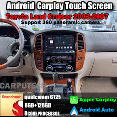 20" For Toyota Land Cruiser 2003-2007 Car Radio Headunit Stereo Wireless CarPlay Android Auto Upgrade Android Touch Screen