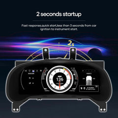 12.3" LCD Digital Dashboard Cluster For Lexus RX 2016-2021 Car Panel Speedometer Virtual Cockpit