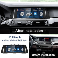 2024 neue ID6 ID7 ID8 Android 13 Qualcomm680 Snapdragon6225 8GB 256GB 10,25 zoll Für BMW 5Series F07 GT 2011-2016 auto Drahtlose CarPlay AUTO 