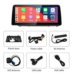 2024 neue ID6 ID7 ID8 Android 13 Qualcomm680 Snapdragon6225 8GB 256GB 12,3 zoll Für BMW X5 E70 X6 E71 auto CarPlay AUTO GPS NAVI