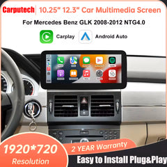 For Mercedes Benz GLK 2008-2012 Linux Car Radio Multimedia Touch Screen Head Unit Wireless Apple CarPlay Android Auto