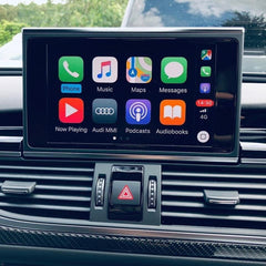 Wireless CarPlay Android Auto for Audi A4 S4 RS4 2008-2018, with AirPlay Mirror Link Car Play Functions