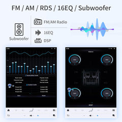 10.4" Qualcomm For VX30 2001-2005 Car Radio Stereo Carplay Upgrade Tesla Style Screen Android Auto GPS Navigation Multimedia Player