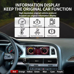 For Audi A6 C6 Q7 Android System Car Carplay Radio OEM Style WIFI SIM AHD 1080P GPS Navi Multimedia Player Touch Screen