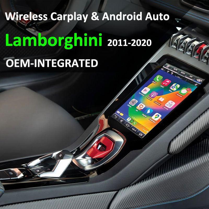 Lamborghini Huracan Aventador With Mmi3g Retrofit Wireless Apple Carplay & Wireless Android Auto