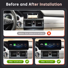 For Mercedes Benz GLK 2008-2012 Linux Car Radio Multimedia Touch Screen Head Unit Wireless Apple CarPlay Android Auto