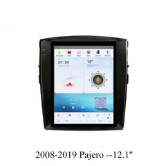 12.1" For MITSUBISHI Pajero 2008-2019 Car Radio Headunit Stereo Carplay Upgrade Tesla Style Screen Android Auto GPS Navigation Multimedia Player