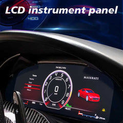 For Maserati GranTurismo GT/GranCabrio GC/ Quattroporte 2004-2018 12.3" LCD Digital Dashboard Cluster Car Panel Speedometer Virtual Cockpit