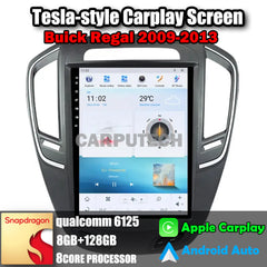 Autoradio 10,4" pour Buick Regal 2009-2013, stéréo, Carplay, mise à niveau, écran de style Tesla, Android Auto, navigation GPS, lecteur multimédia