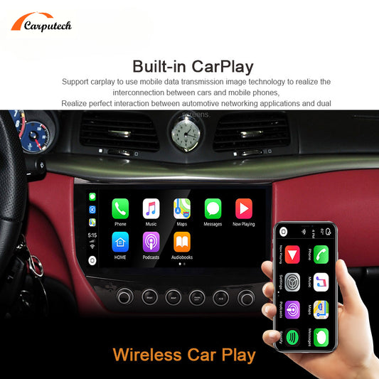 Carputech 10.33 Inch Android 13 Car Multimedia Player For Maserati GranTurismo GT GC 2007 - 2017 8G+128G GPS Stereo Car Radio