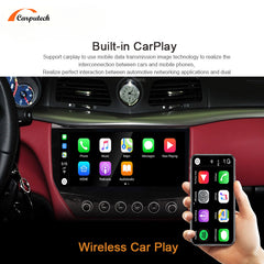 Lecteur multimédia de voiture Carputech 10,33 pouces Android 13 pour Maserati GranTurismo GT GC 2007 - 2017 8G + 128G GPS autoradio stéréo 