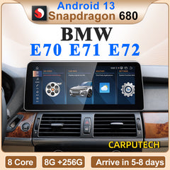 ID6 ID7 ID8 Android 13 Qualcomm680 Snapdragon6225 8GB 256GB 12.3inch For BMW X5 E70 X6 E71 Car CarPlay AUTO GPS NAVI