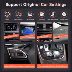 For Audi Q5 2009-2017 Linux Car Radio Multimedia Touch Screen Head Unit Wireless Apple CarPlay Android Auto