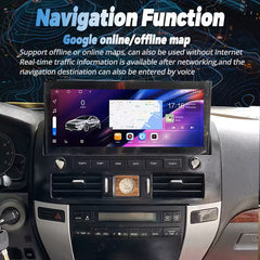 12.3'' For Lexus GX470/ Toyota Land Cruiser/ Prado 120 Car Radio Multimedia Player Wireless CarPlay Android Auto Upgrade Android Touch Screen