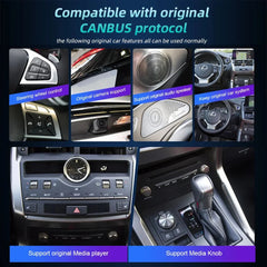 10.25" For Lexus IS/RC 200 250 300 350 200t 300h 2013-2018 Car Radio  Multimedia Player Wireless CarPlay Android Auto Upgrade Android Touch Screen