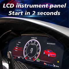 For Maserati GranTurismo GT/GranCabrio GC/ Quattroporte 2004-2018 12.3" LCD Digital Dashboard Cluster Car Panel Speedometer Virtual Cockpit