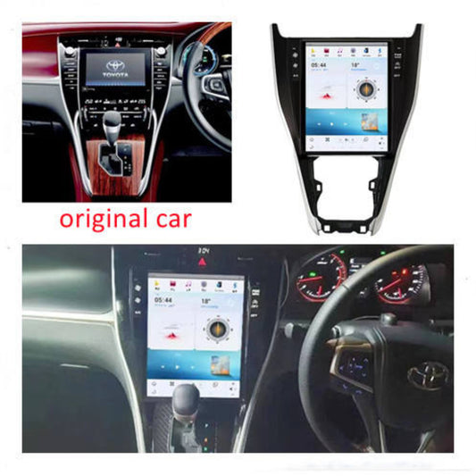 12,1 Zoll für Toyota Harrier 2013–2019 Autoradio Stereo Carplay Upgrade Tesla Style Bildschirm Android Auto GPS Navigation Multimedia Player