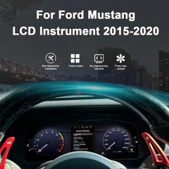 12.3 "LCD Digital Dashboard Cluster Für Ford Mustang 2012-2023 Auto Panel Tacho Virtuelle Cockpit 