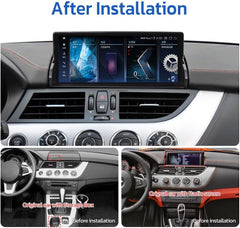 10.25 Inch Android 13 Car Radio Upgraded for BMW Z4 E89 2009-2018 Auto Stereo Multimedia Player GPS Navigation Wireless Apple Carplay Android Auto Head Unit (Original with Radio Screen)