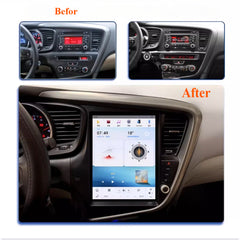 12.1" For KIA K5/Optima 2011-2015 Car Radio Headunit Stereo Carplay Upgrade Tesla Style Screen Android Auto GPS Navigation Multimedia Player