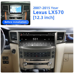 12.3 inch Lexus LX570 2007-2015 Car Radio Multimedia Player Wireless CarPlay Android Auto Upgrade Android Touch Screen