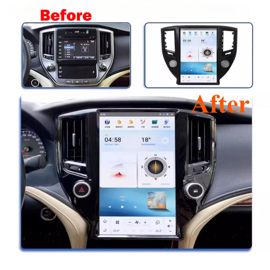 13.6" For Toyota Crown 2015-2018 Car Radio Headunit Stereo Carplay Upgrade Tesla Style Screen Android Auto GPS Navigation Multimedia Player