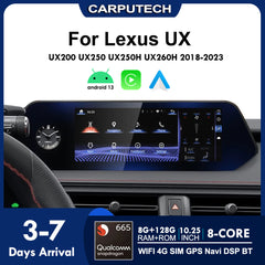 Lexus UX UX 200 UX 250 UX 250H UX 260H 2018-2023 Carplay Android auto Car Radio Multimedia Player Android 13 Carplay GPS 4G Stereo