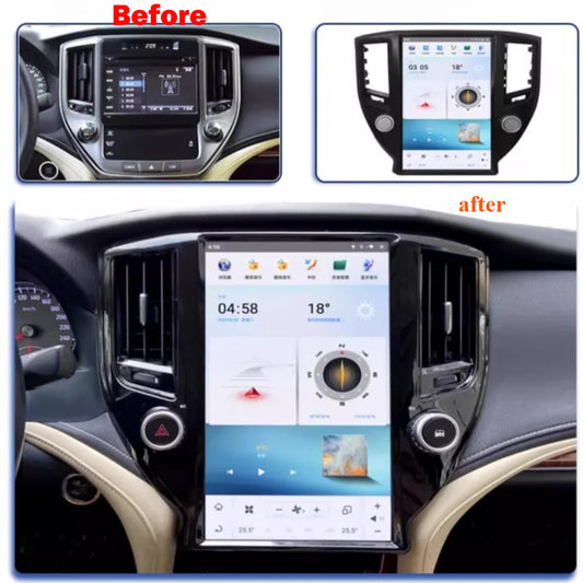 13.6" For TOYOTA Crown 2010-2013 Car Radio Stereo Carplay Upgrade Tesla Style Screen Android Auto GPS Navigation Multimedia Player