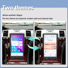 13.6" Qualcomm For Cadillac Escalade 2006-2015 Car Radio Stereo Carplay Upgrade Tesla Style Screen Android Auto GPS Navigation Multimedia Player