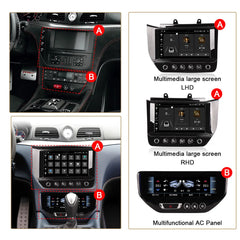 7 Inch Car Air Control For Maserati GT GranTurismo Screen Unit LCD AC Screen Temperature Adjustment Touching Dashboard