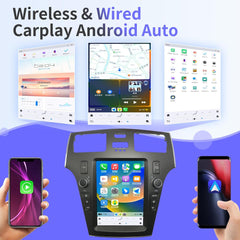 10.4" Qualcomm For VX30 2001-2005 Car Radio Stereo Carplay Upgrade Tesla Style Screen Android Auto GPS Navigation Multimedia Player