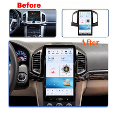 13.6" Qualcomm For Chevrolet Captiva 2013-2017 Car Radio Stereo Carplay Upgrade Tesla Style Screen Android Auto GPS Navigation Multimedia Player