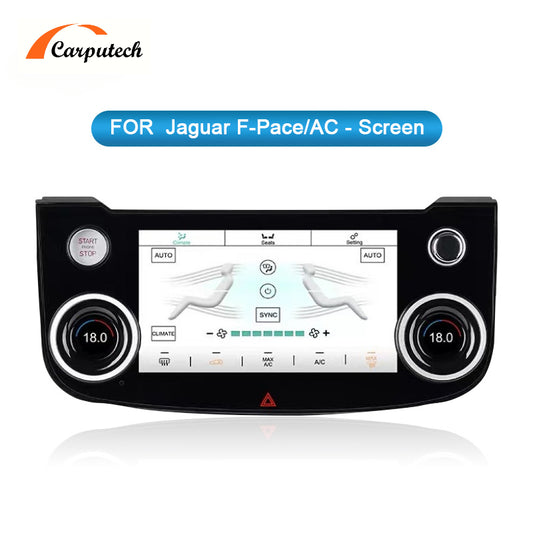 AC Panel LCD Screen For Jaguar F-PACE 2016-2020 Air Conditioning LCD Multimedia Android Car Radio Board