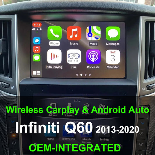 Infiniti Q60 Apple Carplay & Android Auto Module 2013-2020