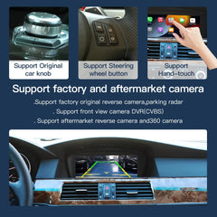 8.9inch Wireless Linux CarPlay Android Car Multimedia Screen for BMW 3Series 5 Series CCC, E60/E63/E64/E90/E91/E92/E93 2005-2010