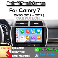 10 inch For Toyota Camry 7 XV 50 55 2012-2017 Car Radio Multimedia Player Wireless CarPlay Android Auto Upgrade Android Touch Screen