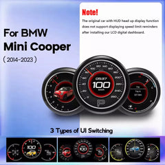 LCD Digital Dashboard Cluster For BMW MINI Cooper 2014-2023 Car Panel Speedometer Virtual Cockpit