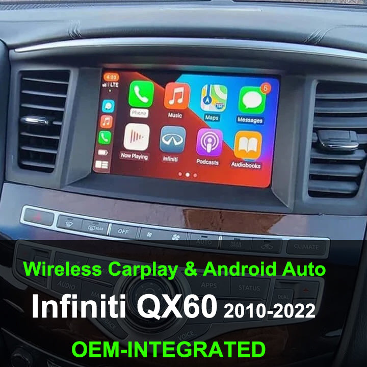 Module Apple Carplay et Android Auto pour Infiniti QX60 2010-2022 