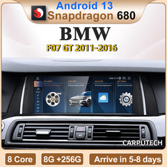 2024 neue ID6 ID7 ID8 Android 13 Qualcomm680 Snapdragon6225 8GB 256GB 10,25 zoll Für BMW 5Series F07 GT 2011-2016 auto Drahtlose CarPlay AUTO 