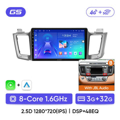 Carputech Car radio For Toyota RAV4 RAV 4 XA40 2012-2019 Carplay Android Auto Qualcomm Car Stereo Multimedia Player DSP 48EQ 2 Din