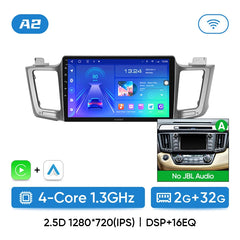 Carputech Car radio For Toyota RAV4 RAV 4 XA40 2012-2019 Carplay Android Auto Qualcomm Car Stereo Multimedia Player DSP 48EQ 2 Din