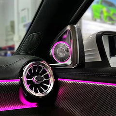 Lumière d'ambiance 3/64 couleurs pour Mercedes-Benz Classe C Glc Coupé W205 C43 C63 X253 LED Évents Haut-parleur Lampe décorative Retrofit 